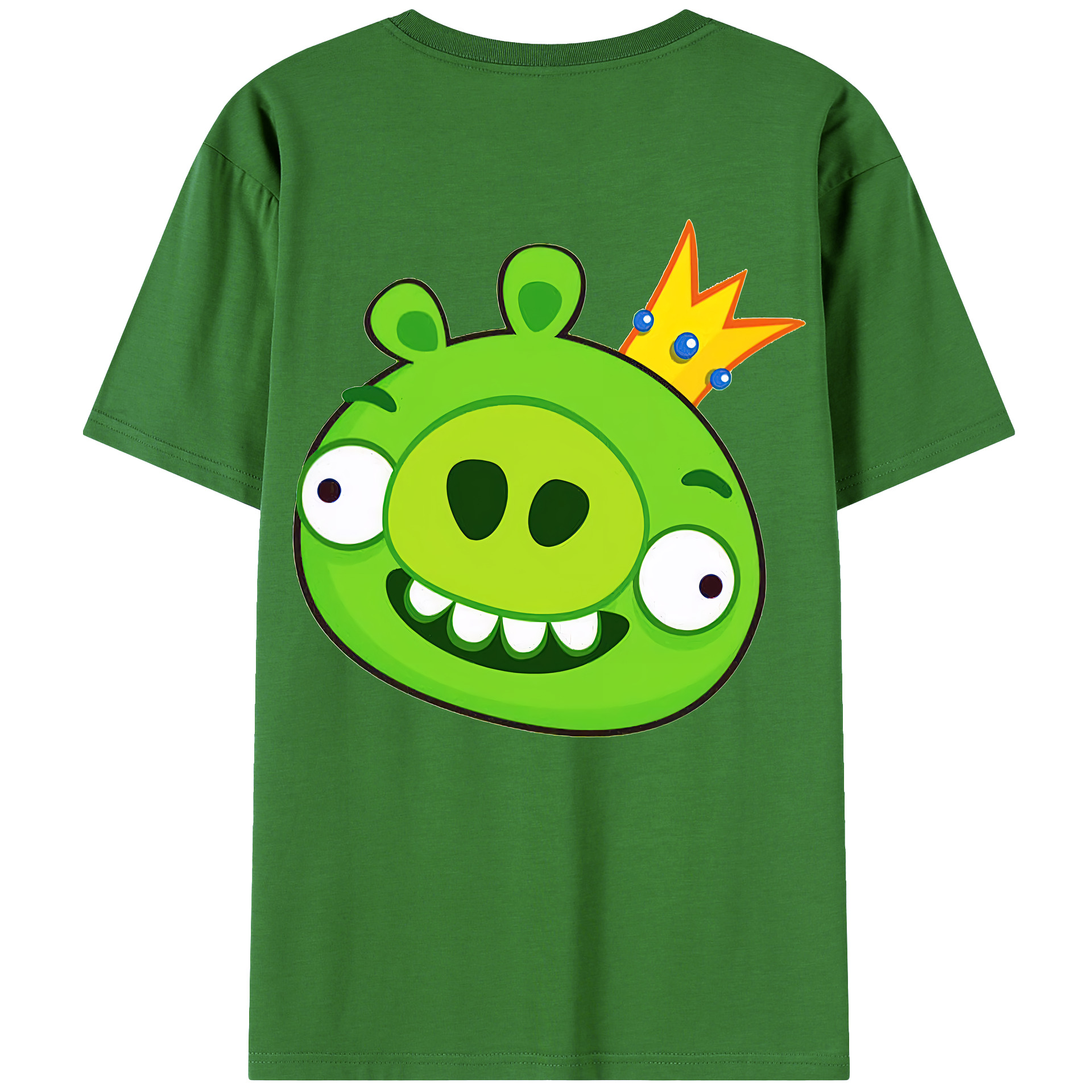 （画像用） Angry Birds アングリーバード レディース半袖Tシャツ(バックプリント)